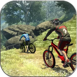 MTB DownHill: Multiplayer- بازی  دوچرخه سواری اندروید