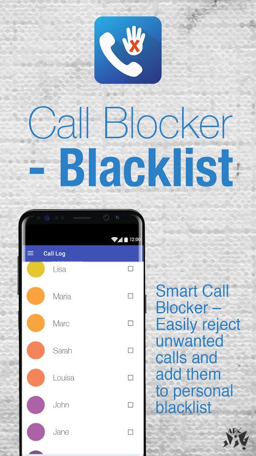 مسدود کننده تماس ها - call blocker - balcklist