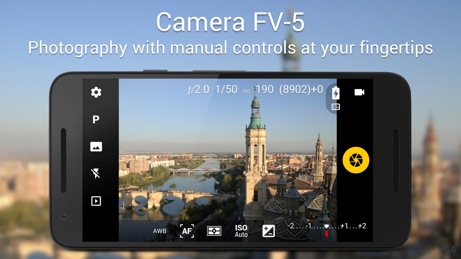 Camera FV-5- برنامه دوربین